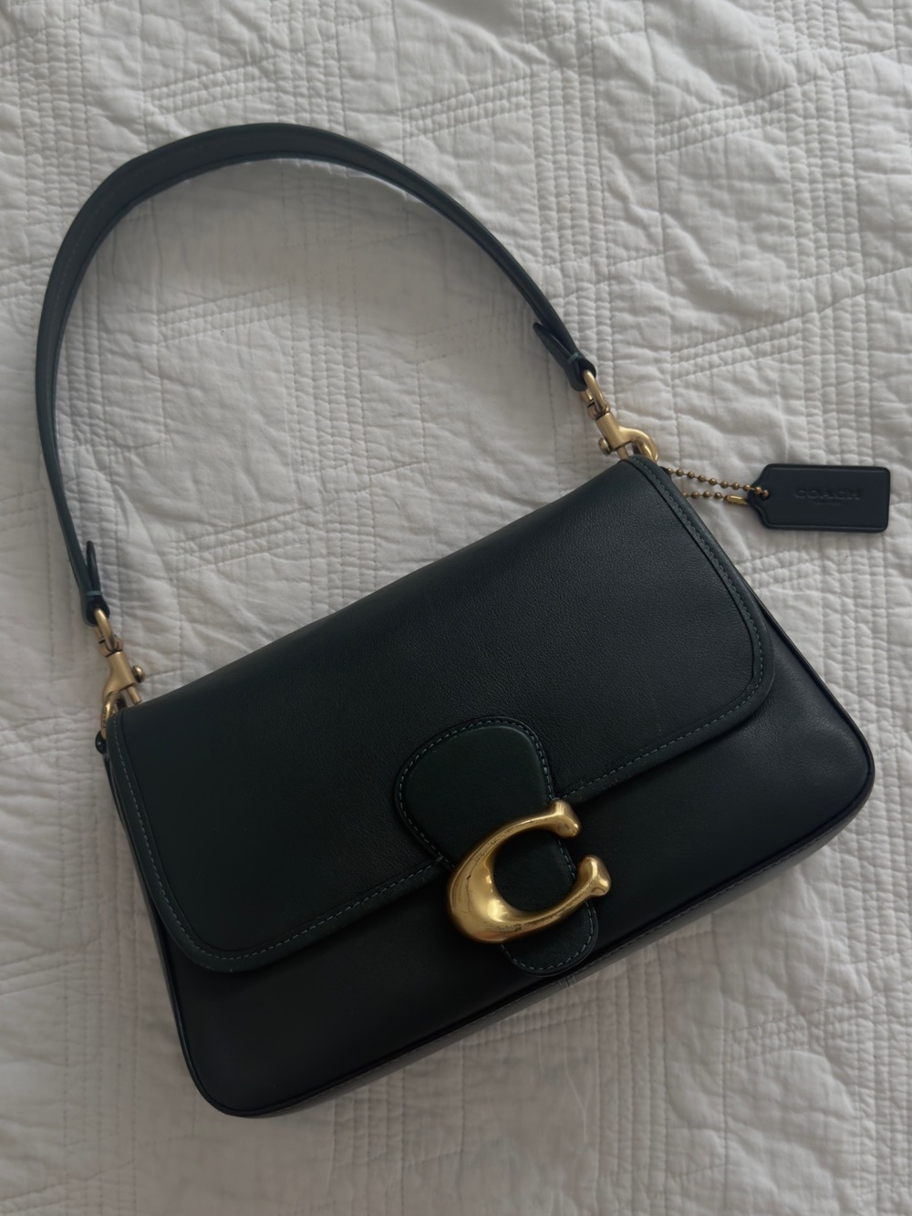 Coach Soft Tabby Shoulder Bag with Signature 'C' Hardware